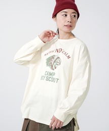 KRIFF MAYER Lady's Collection | 抗菌アメカジビッグロンT(Tシャツ/カットソー)