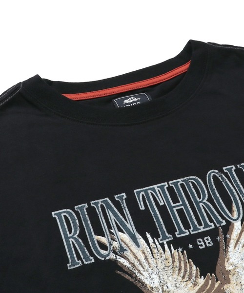 KRIFF MAYER Lady's Collection(クリフメイヤーレディースコレクション)の「抗菌アメカジビッグロンT(Tシャツ/カットソー・レディース・グレー/オフホワイト/ホワイト系その他/カラフル/チャコール/その他5・MEDIUM/LARGE)」の9枚目の写真