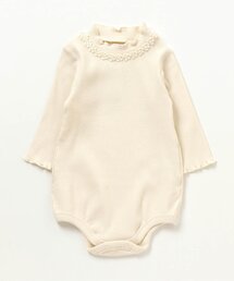 apres les cours（アプレレクール）の「お花レースリブボディースーツ（肌着）」