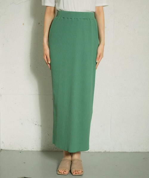 KBF（ケイビーエフ）の「リブタイトスカート（スカート・レディース・ブラック/グリーン/アイボリー・ONE）」の16枚目の写真