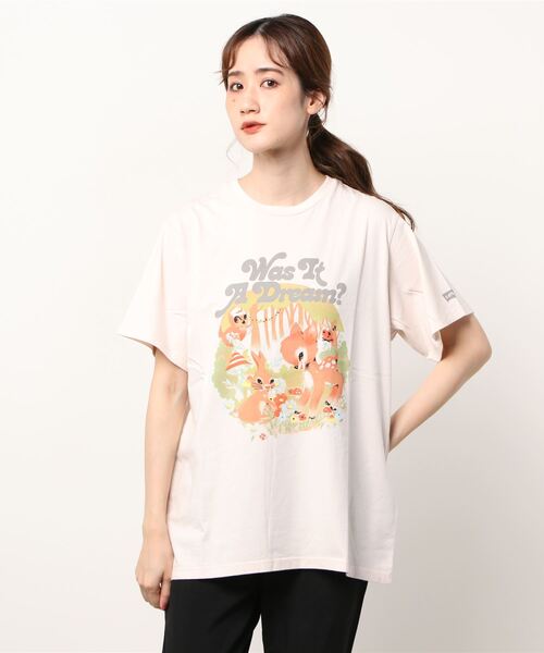 Levi's（リーバイス）の「GRAPHIC JET TEE WAS IT A DREAM? ALMOST MAUVE（Tシャツ/カットソー・レディース・マルチ・M/XS/L/S）」の4枚目の写真