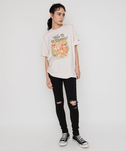 Levi's（リーバイス）の「GRAPHIC JET TEE WAS IT A DREAM? ALMOST MAUVE（Tシャツ/カットソー・レディース・マルチ・M/XS/L/S）」の9枚目の写真