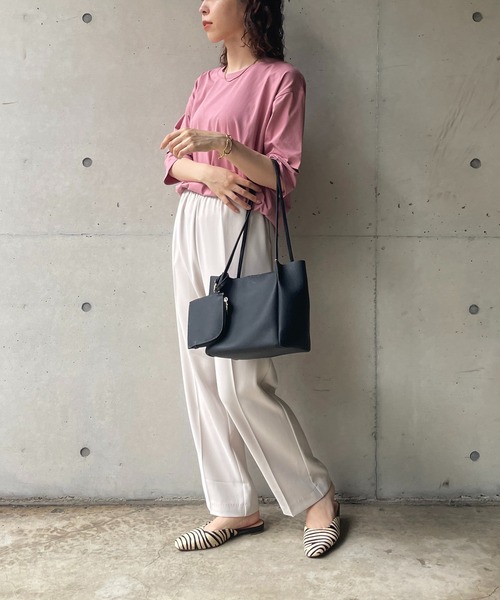 CAPRICIEUX LE'MAGE(カプリシューレマージュ)の「カットアウトスリーブTシャツ(Tシャツ/カットソー・レディース・ホワイト/ブラック/ピンク・FREE)」の13枚目の写真