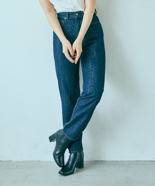 ANGIE（アンジー）の「スクエアトゥショートブーツ（ブーツ・レディース・ブラック/アイボリー・SMALL/MEDIUM/LARGE/X-LARGE）」の5枚目の写真