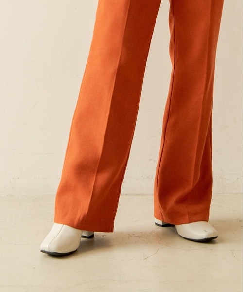 ANGIE（アンジー）の「スクエアトゥショートブーツ（ブーツ・レディース・ブラック/アイボリー・SMALL/MEDIUM/LARGE/X-LARGE）」の16枚目の写真