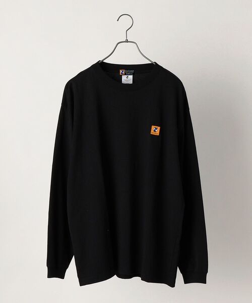 newhattan（ニューハッタン）の「【SHIPS any別注】newhattan: ドロップショルダー オーバーサイズ ロングスリーブ Tシャツ◇（Tシャツ/カットソー・メンズ・ホワイト/ブラック/ベージュ/ネイビー/ピンク/ブルー・MEDIUM/LARGE/X-LARGE）」の9枚目の写真