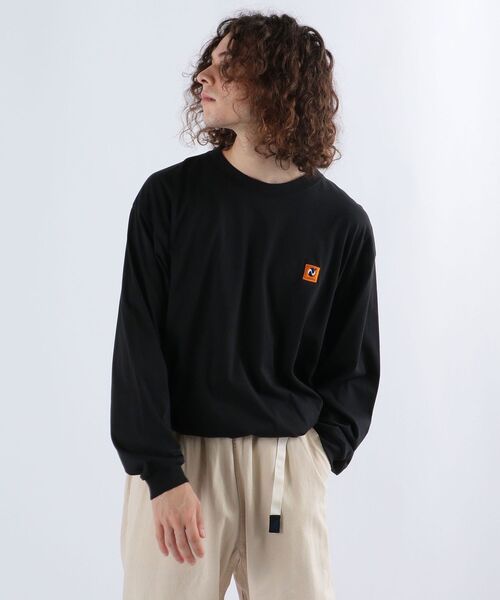 newhattan（ニューハッタン）の「【SHIPS any別注】newhattan: ドロップショルダー オーバーサイズ ロングスリーブ Tシャツ◇（Tシャツ/カットソー・メンズ・ホワイト/ブラック/ベージュ/ネイビー/ピンク/ブルー・MEDIUM/LARGE/X-LARGE）」の16枚目の写真