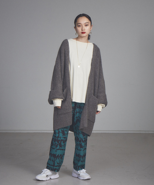 NOMINE（ノミネ）の「【展開店舗限定】ボリュームニットコート（カーディガン/ボレロ・レディース・ブラック/アイボリー/モカ・フリー）」の8枚目の写真