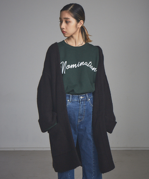 NOMINE（ノミネ）の「【展開店舗限定】ボリュームニットコート（カーディガン/ボレロ・レディース・ブラック/アイボリー/モカ・フリー）」の18枚目の写真