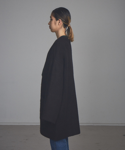 NOMINE（ノミネ）の「【展開店舗限定】ボリュームニットコート（カーディガン/ボレロ・レディース・ブラック/アイボリー/モカ・フリー）」の20枚目の写真