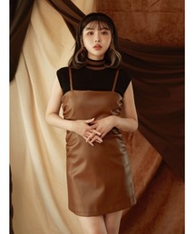 ワンピース ドレス ブラウン 茶色系 レザー 本革 ファッション通販 Zozotown