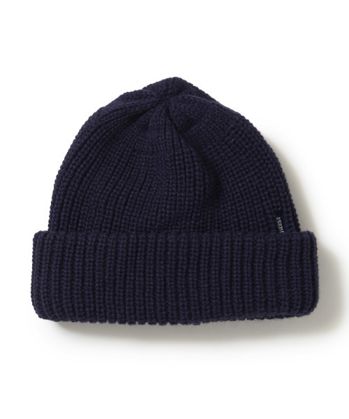 SON OF THE CHEESE（サノバチーズ）の「【SON OF THE CHEESE / サノバチーズ】Wool KNITCAP（ニットキャップ/ビーニー・メンズ・ブラック/ネイビー/ライトブラウン/ライトパープル/ワイン/グレイッシュベージュ/チャコール・FREE）」の6枚目の写真