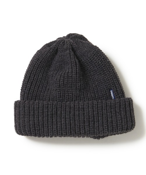 SON OF THE CHEESE（サノバチーズ）の「【SON OF THE CHEESE / サノバチーズ】Wool KNITCAP（ニットキャップ/ビーニー・メンズ・ブラック/ネイビー/ライトブラウン/ライトパープル/ワイン/グレイッシュベージュ/チャコール・FREE）」の3枚目の写真