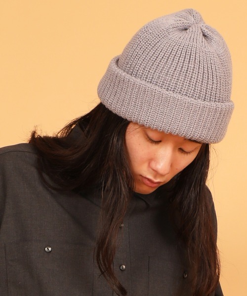 SON OF THE CHEESE（サノバチーズ）の「【SON OF THE CHEESE / サノバチーズ】Wool KNITCAP（ニットキャップ/ビーニー・メンズ・ブラック/ネイビー/ライトブラウン/ライトパープル/ワイン/グレイッシュベージュ/チャコール・FREE）」の17枚目の写真