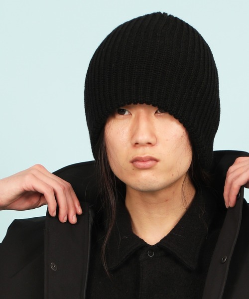 SON OF THE CHEESE（サノバチーズ）の「【SON OF THE CHEESE / サノバチーズ】Wool KNITCAP（ニットキャップ/ビーニー・メンズ・ブラック/ネイビー/ライトブラウン/ライトパープル/ワイン/グレイッシュベージュ/チャコール・FREE）」の13枚目の写真