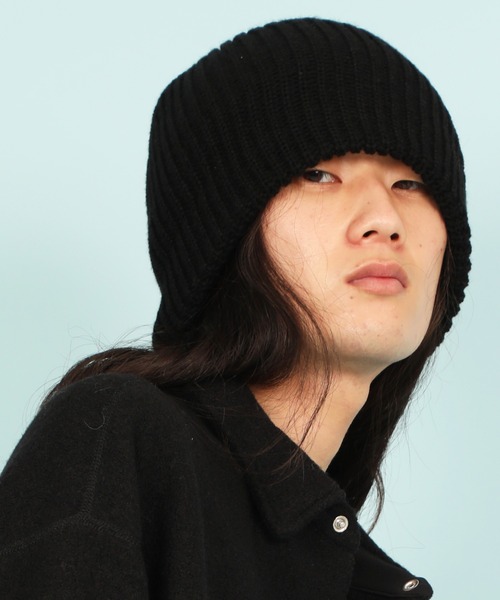 SON OF THE CHEESE（サノバチーズ）の「【SON OF THE CHEESE / サノバチーズ】Wool KNITCAP（ニットキャップ/ビーニー・メンズ・ブラック/ネイビー/ライトブラウン/ライトパープル/ワイン/グレイッシュベージュ/チャコール・FREE）」の15枚目の写真