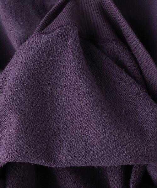 EMMEL REFINES（エメルリファインズ）の「＜EMMEL REFINES（エメル リファインズ）＞EM ルーズ ショート スウェット（スウェット・レディース・ナチュラル/ライトブルー/パープル・FREE）」の8枚目の写真