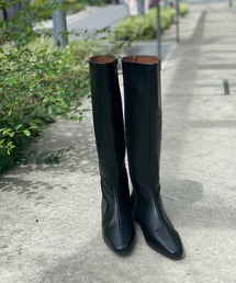 RIVE DROITE | すっきり美脚見え　スクエアトゥロングブーツ(ブーツ)