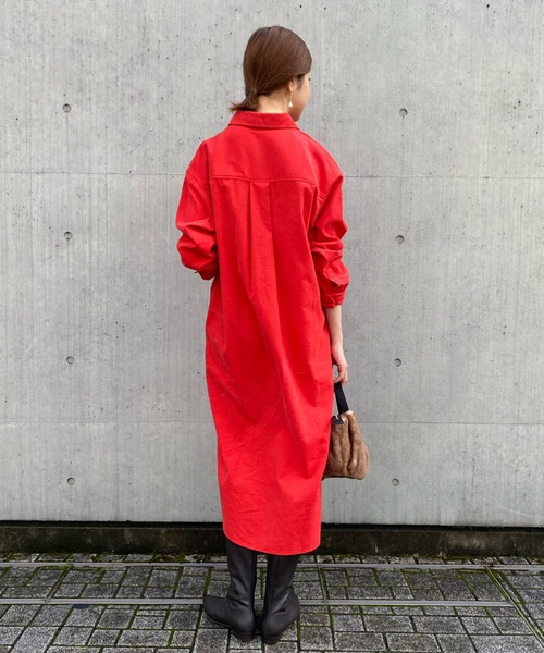 RIVE DROITE(リヴドロワ)の「すっきり美脚見え スクエアトゥロングブーツ(ブーツ・レディース・ブラック/ダークブラウン・23.5/24.5)」の19枚目の写真