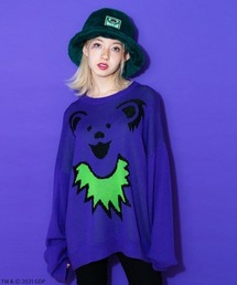 Candy Stripper | 【GRATEFUL DEAD×Candy Stripper】DEAD BEAR FACE ニット(ニット/セーター)