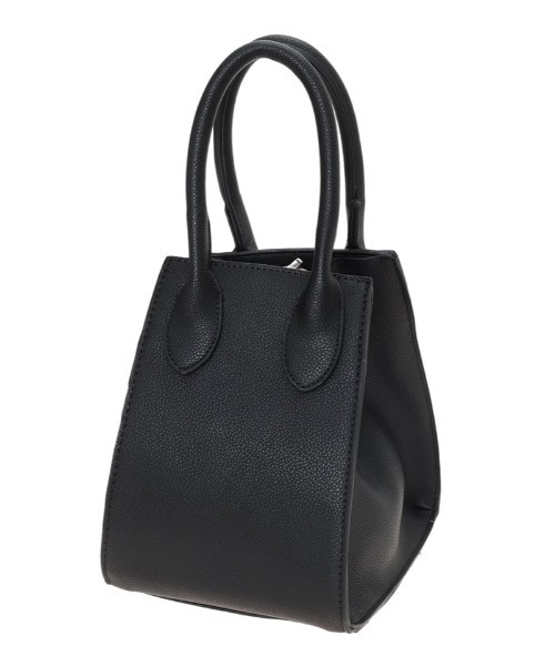 Edit Sheen(エディットシーン)の「ソフトフェイクレザーワイドハンドバッグ(ハンドバッグ・レディース・ブラック/ライトベージュ・FREE)」の11枚目の写真