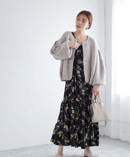 Edit Sheen(エディットシーン)の「ソフトフェイクレザーワイドハンドバッグ(ハンドバッグ・レディース・ブラック/ライトベージュ・FREE)」の20枚目の写真