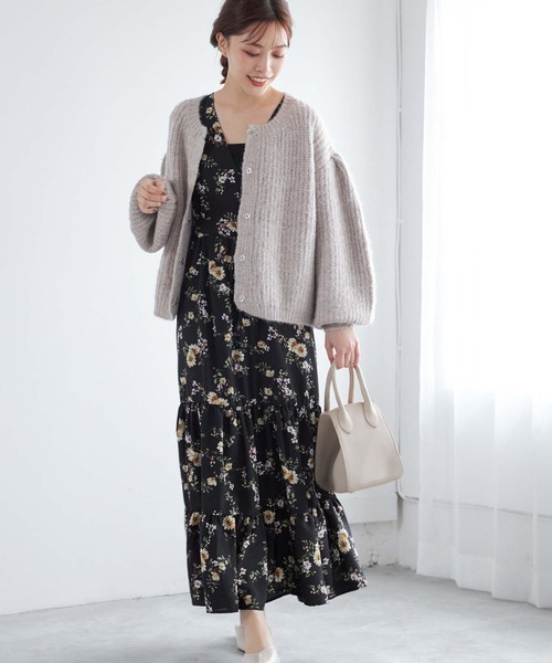 Edit Sheen(エディットシーン)の「ソフトフェイクレザーワイドハンドバッグ(ハンドバッグ・レディース・ブラック/ライトベージュ・FREE)」の21枚目の写真