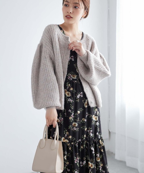 Edit Sheen(エディットシーン)の「ソフトフェイクレザーワイドハンドバッグ(ハンドバッグ・レディース・ブラック/ライトベージュ・FREE)」の18枚目の写真