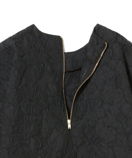 美品ビームスDemiLuxeBEAMSジャガードペプラムプルオーバーブラック36 美品☆Demi-Luxe BEAMS ☆ジャカード ペプラムプルオーバー - メルカリ