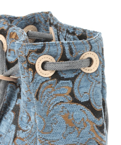 studio CLIP(スタディオクリップ)の「コブラン織り巾着(ショルダーバッグ・レディース・ブルー/ブラウン・FREE)」の17枚目の写真