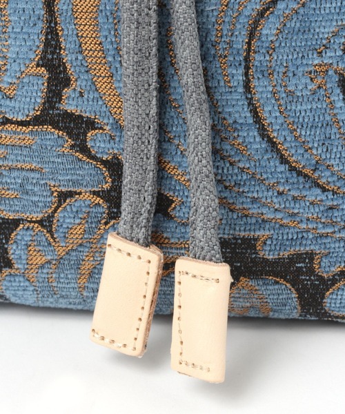 studio CLIP(スタディオクリップ)の「コブラン織り巾着(ショルダーバッグ・レディース・ブルー/ブラウン・FREE)」の4枚目の写真