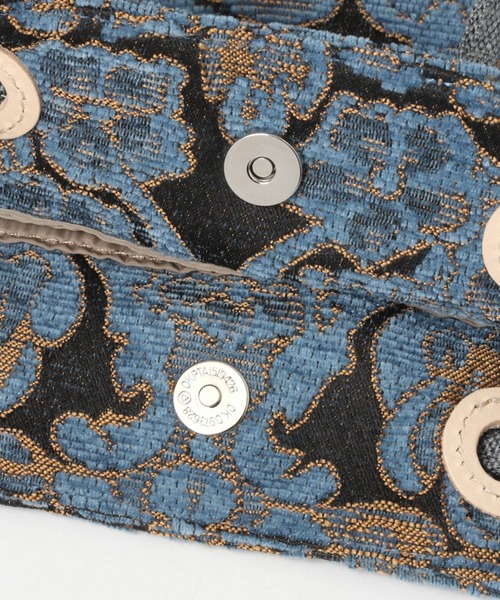 studio CLIP(スタディオクリップ)の「コブラン織り巾着(ショルダーバッグ・レディース・ブルー/ブラウン・FREE)」の7枚目の写真