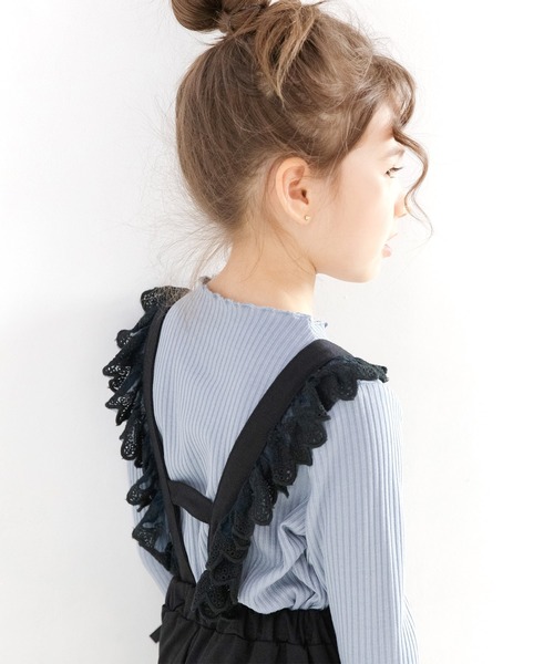 Bee des Bee（ビーデスビー）の「オールインワン（サロペット/オーバーオール・キッズ・ブラック/ブラウン系・100cm/110cm/120cm/130cm/140cm/150cm）」の7枚目の写真