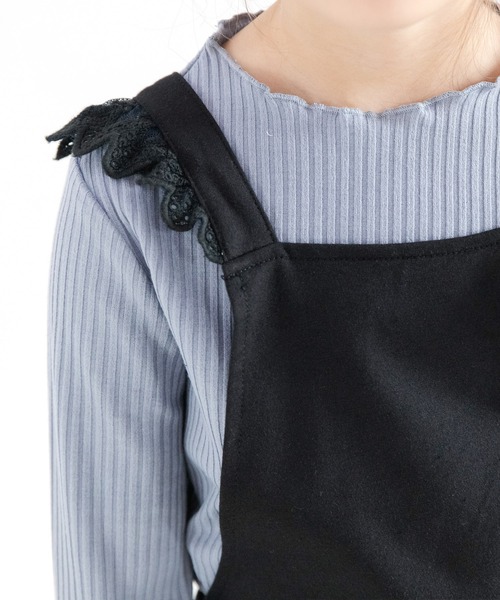 Bee des Bee（ビーデスビー）の「オールインワン（サロペット/オーバーオール・キッズ・ブラック/ブラウン系・100cm/110cm/120cm/130cm/140cm/150cm）」の8枚目の写真