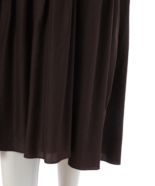 fifth（フィフス）の「Vネックティアードワンピース（ワンピース・レディース・パープル/ブラウン/ブラック・MEDIUM）」の6枚目の写真