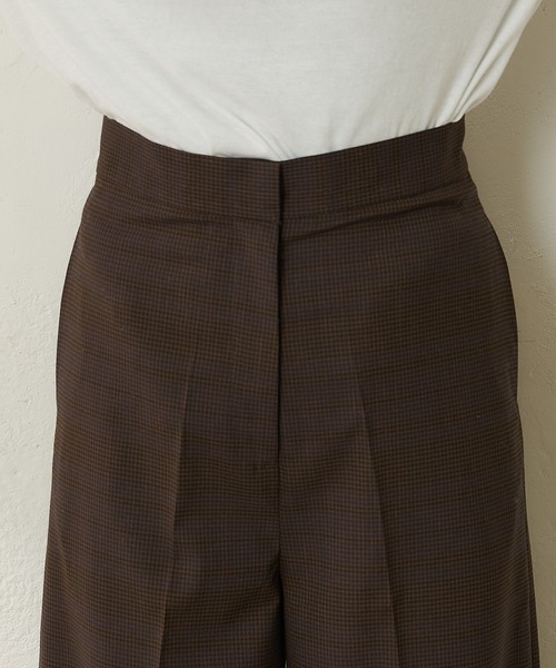 SHENERY（シーナリー）の「ウォッシャブルウールワイドパンツ（その他パンツ・レディース・ライトグレー/ブラウン・38/36）」の17枚目の写真