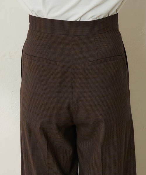 SHENERY（シーナリー）の「ウォッシャブルウールワイドパンツ（その他パンツ・レディース・ライトグレー/ブラウン・38/36）」の7枚目の写真