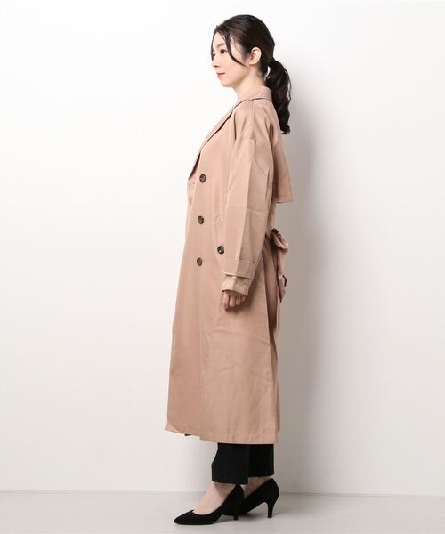 COTORICA（コトリカ）の「ベーシックトレンチコート（トレンチコート・レディース・ベージュ・FREE）」の3枚目の写真