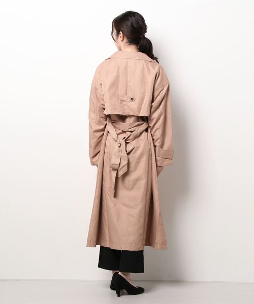 COTORICA（コトリカ）の「ベーシックトレンチコート（トレンチコート・レディース・ベージュ・FREE）」の4枚目の写真