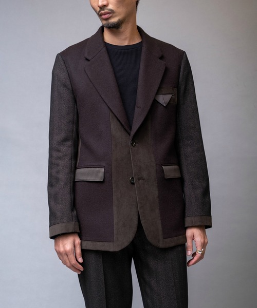 International Gallery BEAMS（インターナショナルギャラリービームス）の「IG / コンビネーションジャケット A（テーラードジャケット・メンズ・ダークブラウン・MEDIUM）」の10枚目の写真