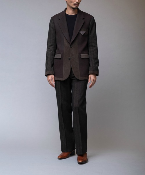 International Gallery BEAMS（インターナショナルギャラリービームス）の「IG / コンビネーションジャケット A（テーラードジャケット・メンズ・ダークブラウン・MEDIUM）」の11枚目の写真