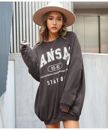 ANAP | カレッジプリント裏毛トップス(スウェット)