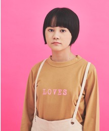 MR（まる）の「【WEB限定】天竺LOVES　長袖Tシャツ（Tシャツ/カットソー）」