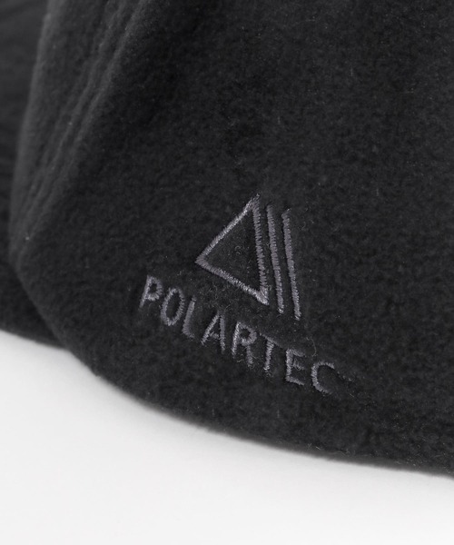 WOOLRICH(ウールリッチ)の「『別注』WOOLRICH×DOORS POLARTEC FLEECE CAP(キャップ・メンズ・チャコールグレー/ブラック/オリーブ・FREE)」の6枚目の写真