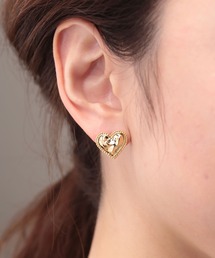 Manon's Selection | アンティーク風ハートピアス(ピアス(両耳用))