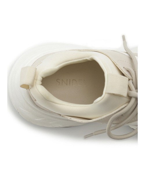 SNIDEL(スナイデル)の「Vibramスニーカー(スニーカー・レディース・ブラック/アイボリー/その他・SMALL/MEDIUM/LARGE/S/M/L)」の5枚目の写真