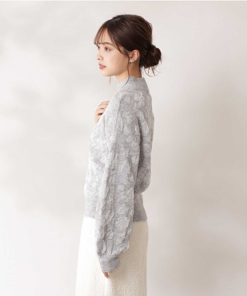 PROPORTION BODY DRESSING（プロポーションボディドレッシング）の「オパールフラワーニット / 1211270112（ニット/セーター・レディース・グレー/ホワイト系その他・FREE）」の20枚目の写真