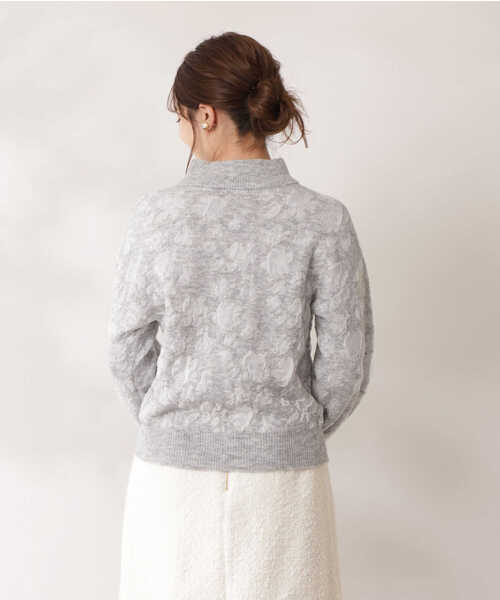 PROPORTION BODY DRESSING（プロポーションボディドレッシング）の「オパールフラワーニット / 1211270112（ニット/セーター・レディース・グレー/ホワイト系その他・FREE）」の21枚目の写真