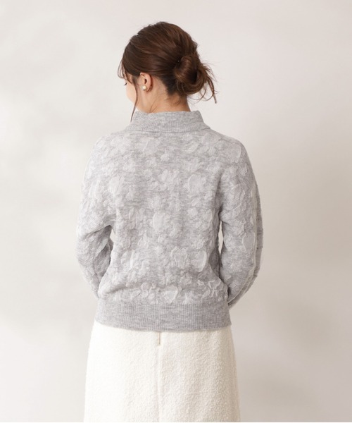 PROPORTION BODY DRESSING（プロポーションボディドレッシング）の「オパールフラワーニット / 1211270112（ニット/セーター・レディース・グレー/ホワイト系その他・FREE）」の12枚目の写真