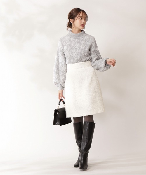 PROPORTION BODY DRESSING（プロポーションボディドレッシング）の「オパールフラワーニット / 1211270112（ニット/セーター・レディース・グレー/ホワイト系その他・FREE）」の10枚目の写真